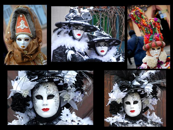 Le carnaval de Venise à Rosheim en Alsace à côté de Strasbourg